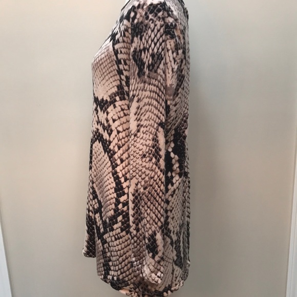 Michael Kors Python Tunic Sweater Size Large - Picture 2 of 5